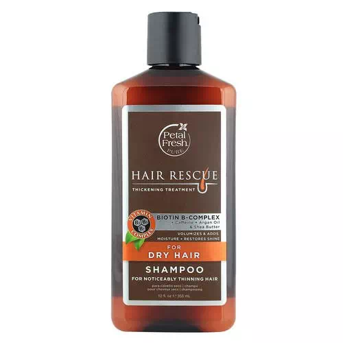 Petal Fresh, Pure, Hair Rescue, Thickening Treatment Shampoo, for Dry Hair, 12 fl oz (355 ml) Review