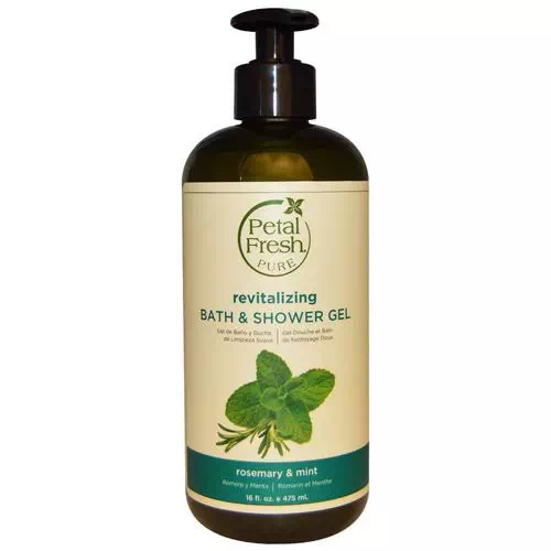 Petal Fresh, Pure, Revitalizing Bath & Shower Gel, Rosemary & Mint, 16 fl oz (475 ml) Review