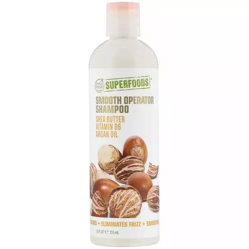 Petal Fresh, Pure, SuperFoods, Smooth Operator Shampoo, Shea Butter, Vitamin B6 & Argan Oil, 12 fl oz (355 ml) Review