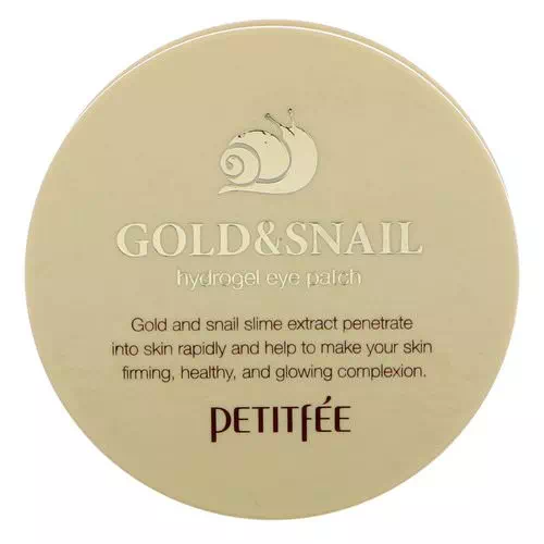 Petitfee, Gold & Snail Hydrogel Eye Patch, 60 Pieces Review