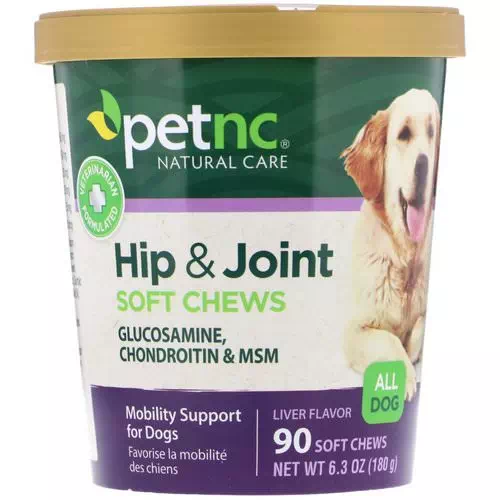 petnc NATURAL CARE, Hip & Joint, All Dog, Liver Flavor, 90 Soft Chews Review