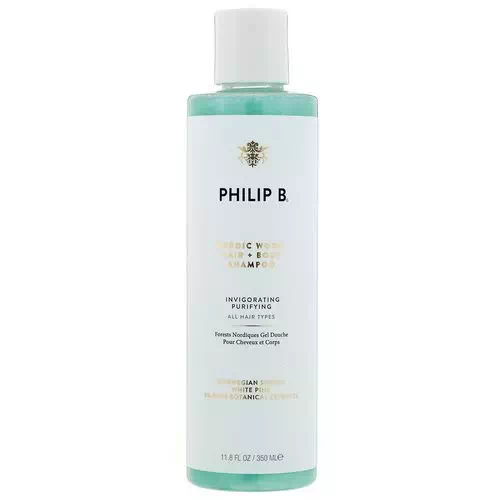 Philip B, Hair + Body Shampoo, Nordic Wood, 11.8 fl oz (350 ml) Review