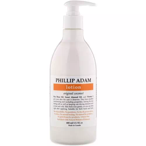 Phillip Adam, Lotion, Original Coconut, 13.5 fl oz (400 ml) Review