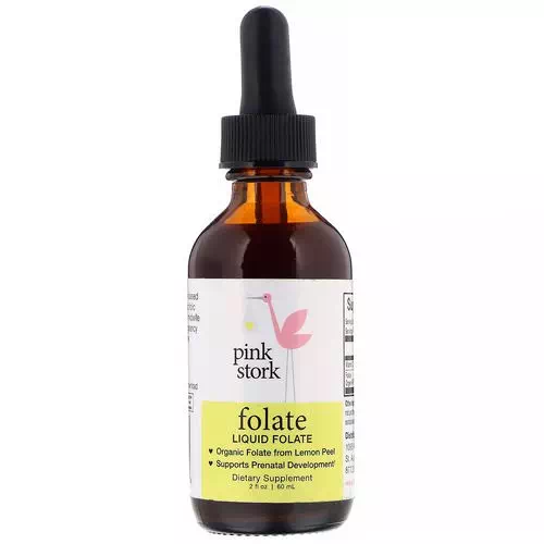 Pink Stork, Folate, Liquid Folate, 2 fl oz (60 ml) Review