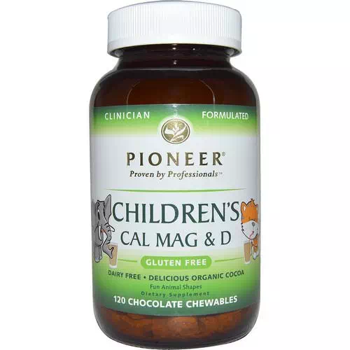 Pioneer Nutritional Formulas, Children's Cal Mag & D, Chocolate Flavor, 120 Chewables Review
