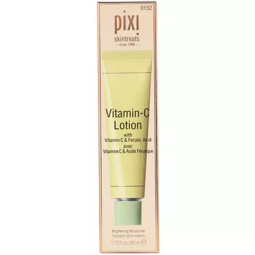 Pixi Beauty, Skintreats, Vitamin-C Lotion, Brightening Moisturizer, 1.7 fl oz (50 ml) Review