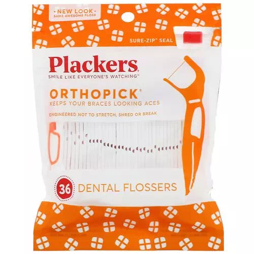 Plackers, Orthopick, Dental Flossers, 36 Count Review