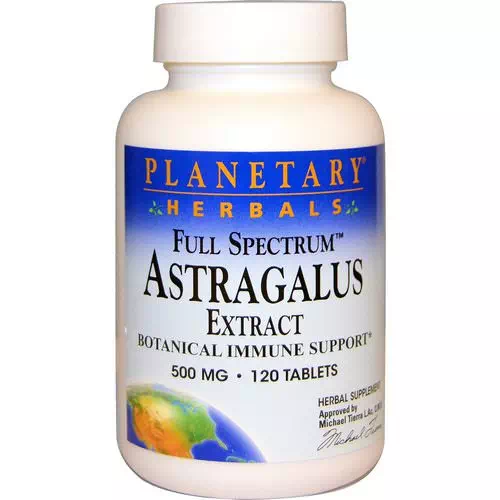 Planetary Herbals, Astragalus Extract, Full Spectrum, 500 mg, 120 Tablets Review