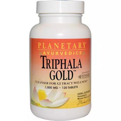 Planetary Herbals, Ayurvedics, Triphala Gold, 1,000 mg, 120 Tablets Review