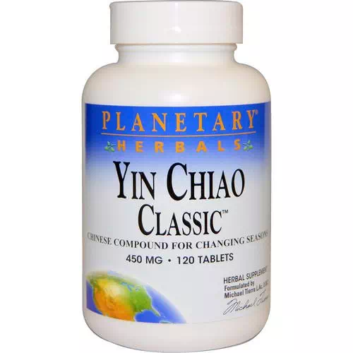 Planetary Herbals, Yin Chiao Classic, 450 mg, 120 Tablets Review