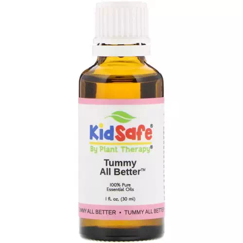 Plant Therapy, KidSafe, 100% Pure Essential Oils, Tummy All Better, 1 fl oz (30 ml) Review