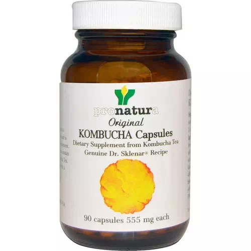 Pronatura, Kombucha Capsules, 555 mg, 90 Capsules Review