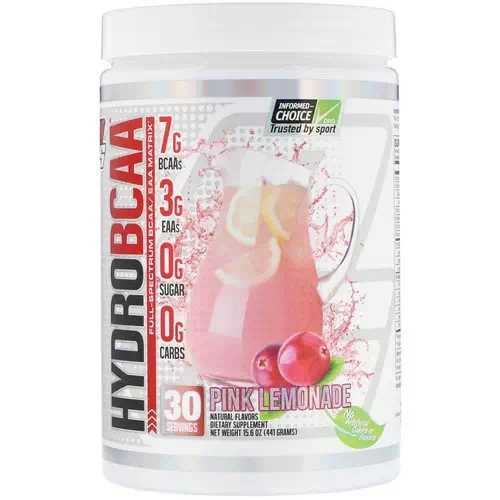 ProSupps, Hydro BCAA, Pink Lemonade, 15.6 oz (441 g) Review