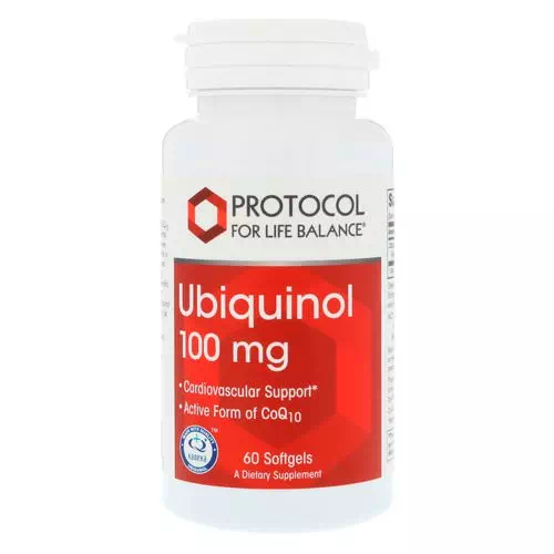 Protocol for Life Balance, Ubiquinol, 100 mg, 60 Softgels Review