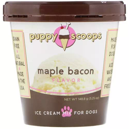 Puppy Cake, Ice Cream Mix For Dogs, Maple Bacon Flavor, 5.25 oz (148.8 g) Review