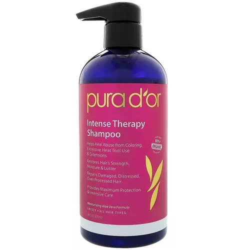 Pura D'or, Intense Therapy Shampoo, 16 fl oz (473 ml) Review