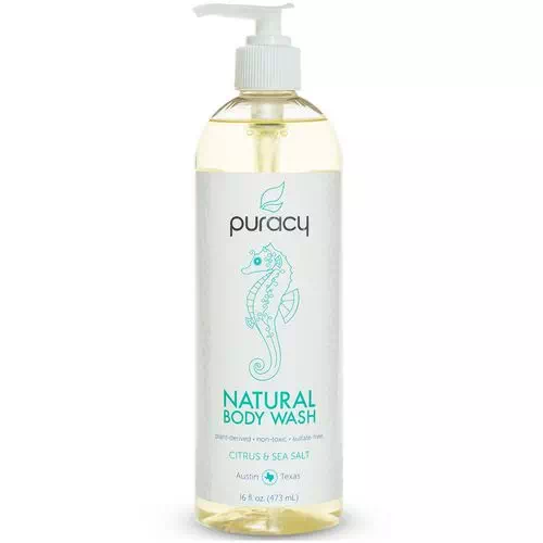 Puracy, Natural Body Wash, Citrus & Sea Salt, 16 fl oz (473 ml) Review