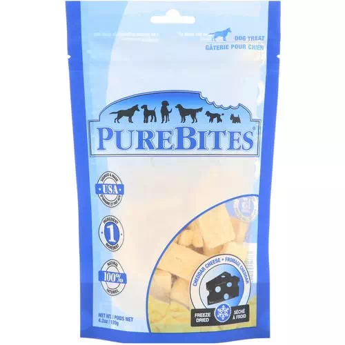 Pure Bites, Freeze Dried, Dog Treats, Cheddar Cheese, 4.2 oz (120 g) Review