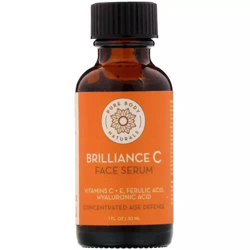 Pure Body Naturals, Brilliance C Face Serum, 1 fl oz (30 ml) Review