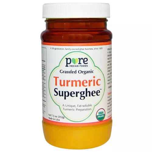 Pure Indian Foods, Grass-Fed Organic Turmeric Superghee, 7.5 oz (212 g) Review