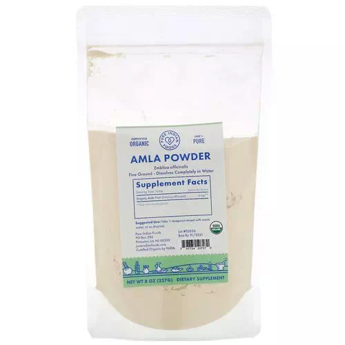 Pure Indian Foods, Organic Amla Powder, 8 oz (227 g) Review