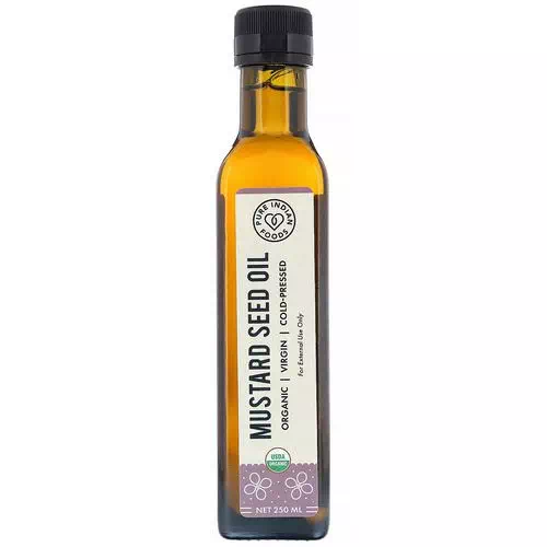 Pure Indian Foods, Organic Cold Pressed Virgin Mustard Seed Oil, 250 ml Review