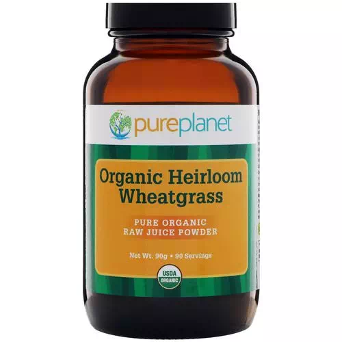 Pure Planet, Organic Heirloom Wheatgrass, 90 g Review