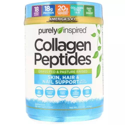 Purely Inspired, Collagen Peptides, Unflavored, 1.00 lb (454 g) Review