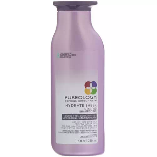 Pureology, Serious Colour Care, Hydrate Sheer Shampoo, 8.5 fl oz (250 ml) Review