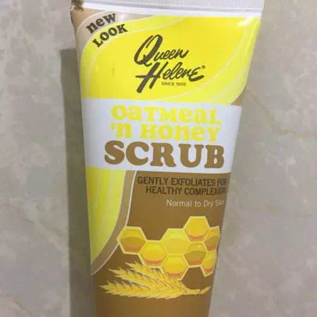 Queen Helene, Scrub, Normal to Dry Skin, Oatmeal 'n Honey, 6 oz (170 g) Review