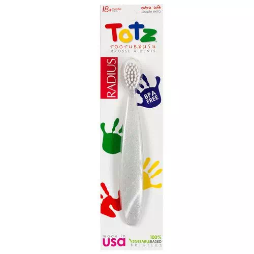 RADIUS, Totz Toothbrush, 18 + Months, Extra Soft, Clear Sparkle Review