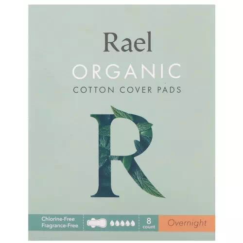 Rael, Organic Cotton Cover Pads, Overnight, 8 Count Review