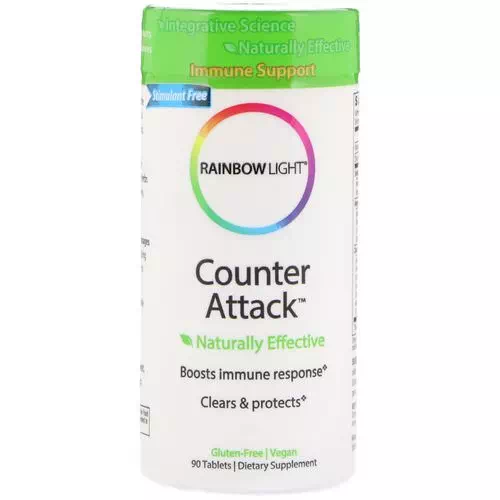 Rainbow Light, Counter Attack, Immune Support, 90 Tablets Review