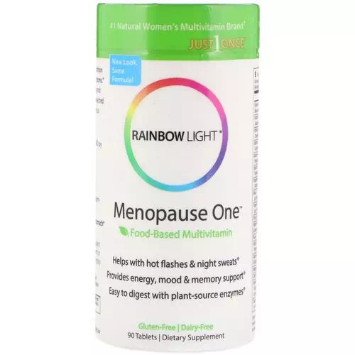 Rainbow Light, Menopause One, Food-Based Multivitamin, 90 Tablets Review