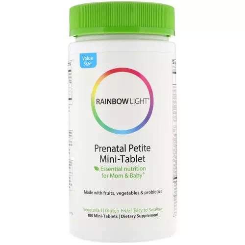 Rainbow Light, Prenatal Petite Mini-Tablet, 180 Mini-Tablets Review