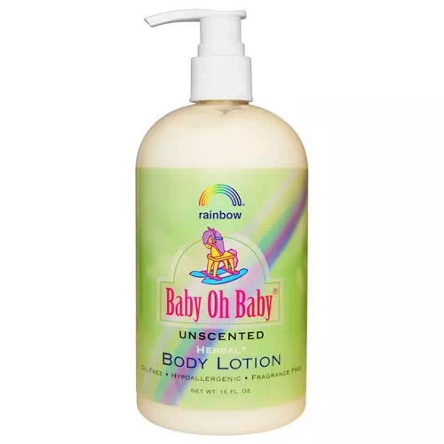 Rainbow Research, Baby Oh Baby, Body Lotion, Unscented, 16 fl oz Review