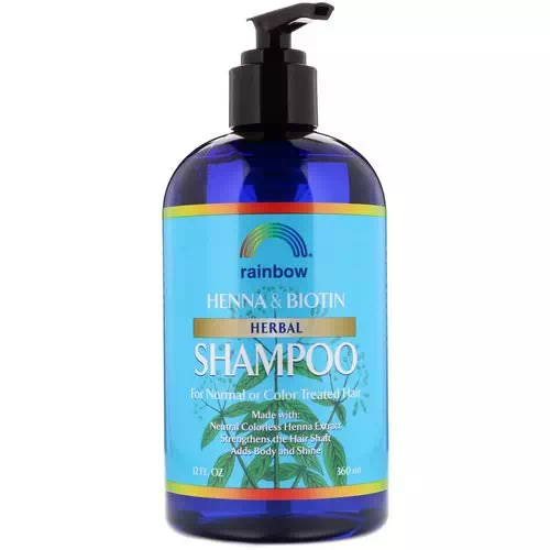 Rainbow Research, Henna & Biotin Herbal Shampoo, 12 fl oz (360 ml) Review