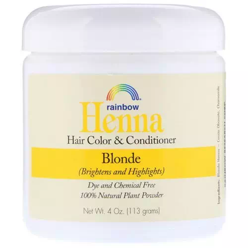 Rainbow Research, Henna, Hair Color and Conditioner, Blonde, 4 oz (113 g) Review