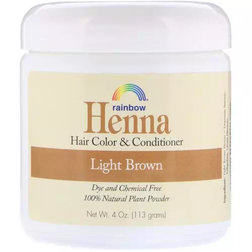 Rainbow Research, Henna, Hair Color and Conditioner, Light Brown, 4 oz (113 g) Review