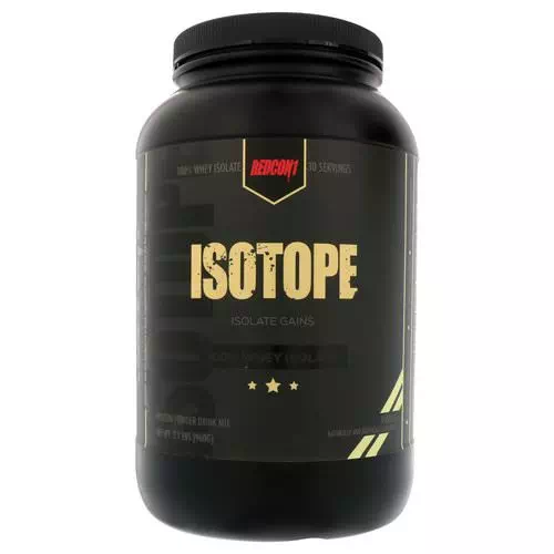 Redcon1, Isotope, 100% Whey Isolate, Vanilla, 2.1 lbs (960 g) Review
