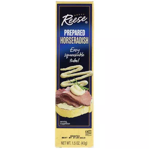 Reese, Prepared Horseradish, 1.5 oz (43 g) Review