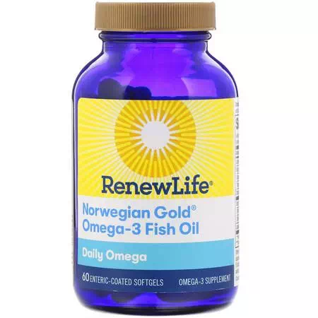 Renew Life, Omega-3 Fish Oil