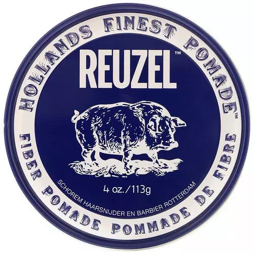 Reuzel, Fiber Pomade, Water Soluble, Heavy Hold, 4 oz (113 g) Review