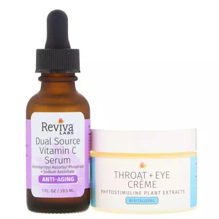 Reviva Labs, Vitamin C Serums, Eye Creams