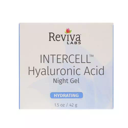 Reviva Labs, InterCell, Hyaluronic Acid Night Gel, Hydrating, 1.5 oz (42 g) Review