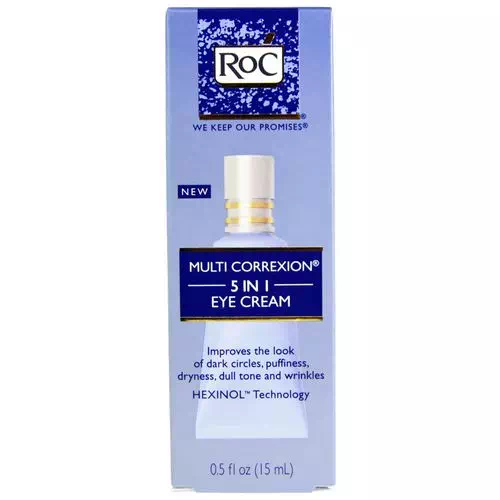 RoC, Multi Correxion 5 in 1 Eye Cream, 0.5 fl oz (15 ml) Review