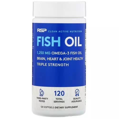RSP Nutrition, Fish Oil, 120 Softgels Review