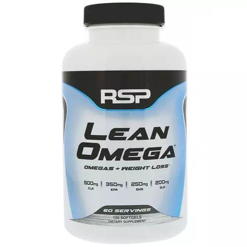 RSP Nutrition, LeanOmega, Omegas + Weight Loss, 120 Softgels Review