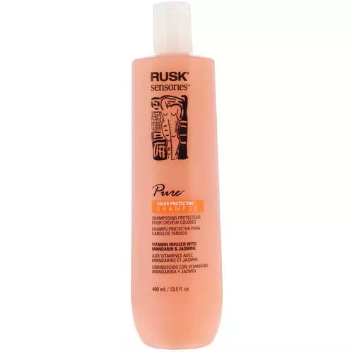Rusk, Sensories, Color-Protecting Shampoo, Pure, 13.5 fl oz (400 ml) Review