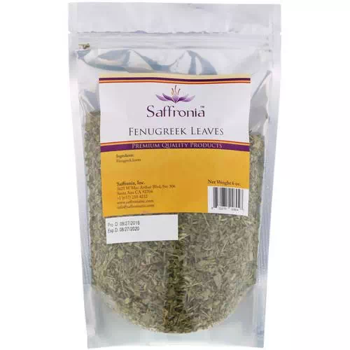 Saffronia, Fenugreek Leaves, 6 oz Review